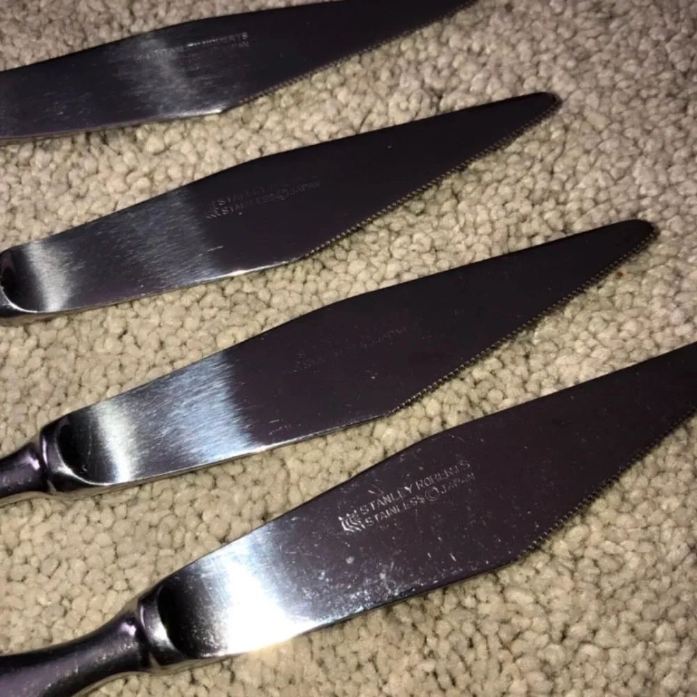 STANLEY ROBERTS Japan Stainless‎  Butter Knives Set (4)